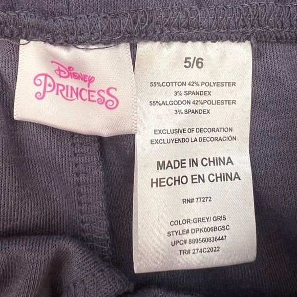 Disney Princess little girl joggers - Picture 4 of 5